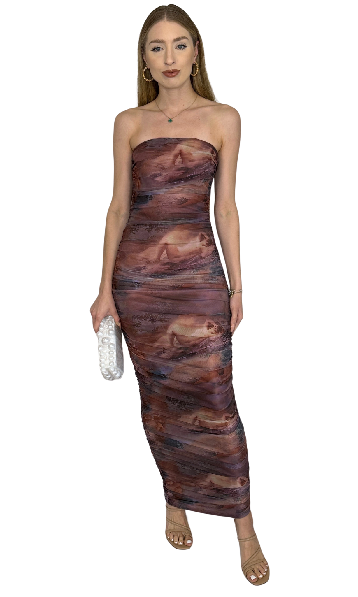 Roman Mesh Dress