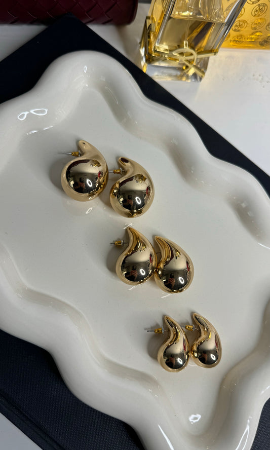3 Pack Teardrop Earrings