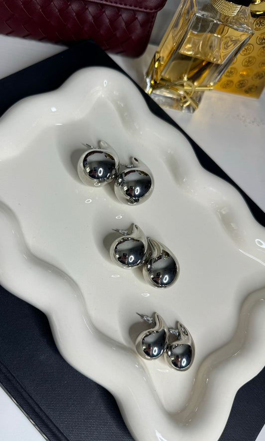 3 Pack Teardrop Earrings