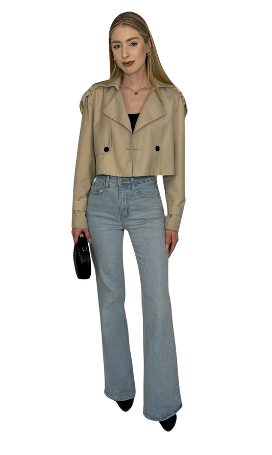 Black crop top featuring scoop neck front and back, designed with breathable fabric and a comfortable fit — the Jessica Crop Top.