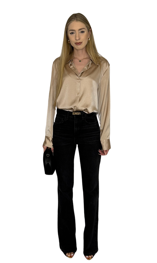 Soft, silky button down shirt made from lightweight, breathable fabric designed for a luxurious feel and professional look — the Nico Button Down.