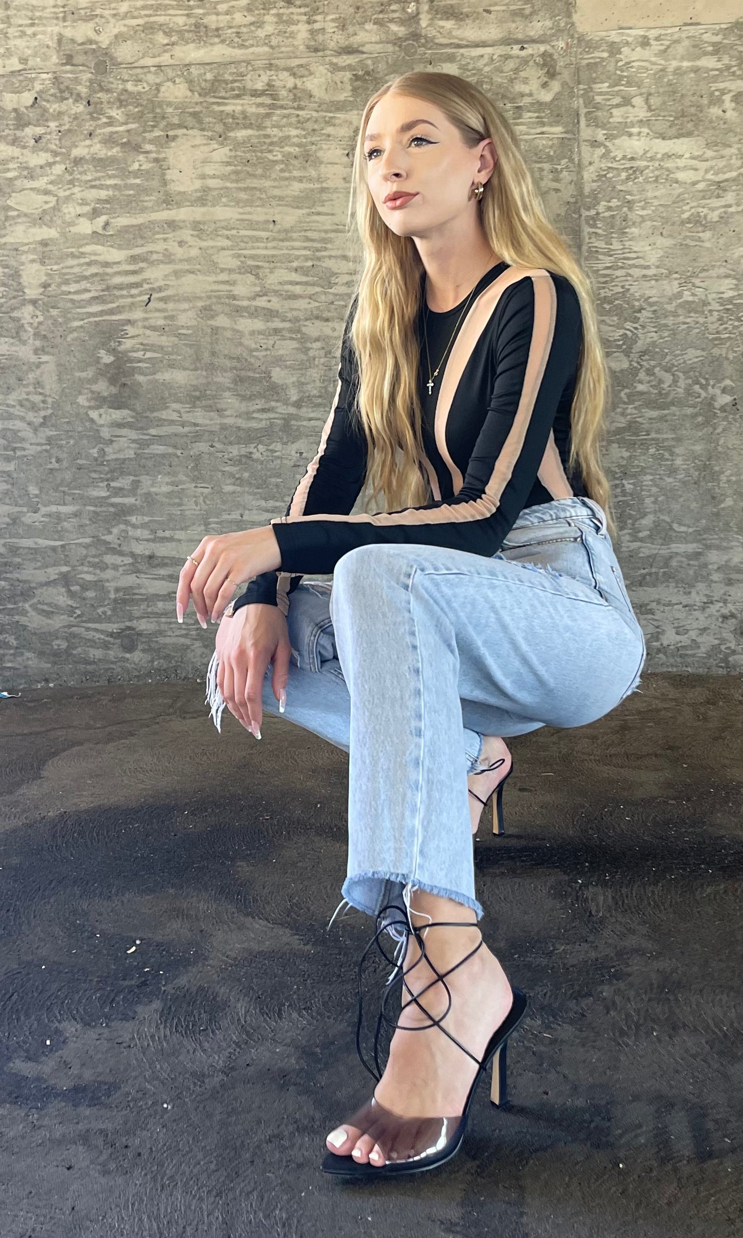 Riley Illusion Bodysuit
