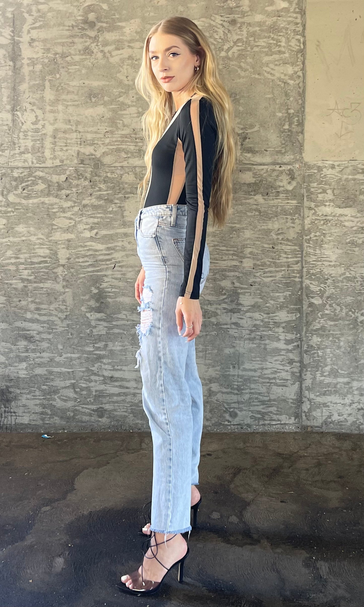 Riley Illusion Bodysuit