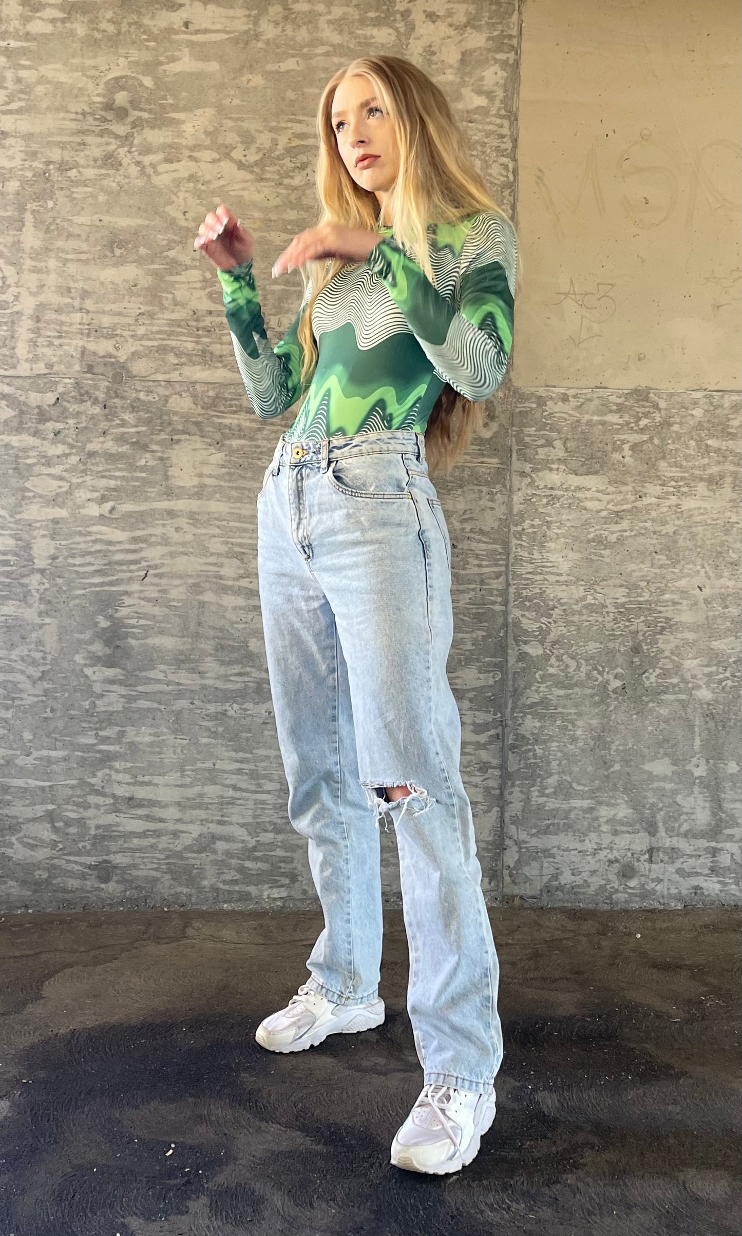 Addison Printed Bodysuit