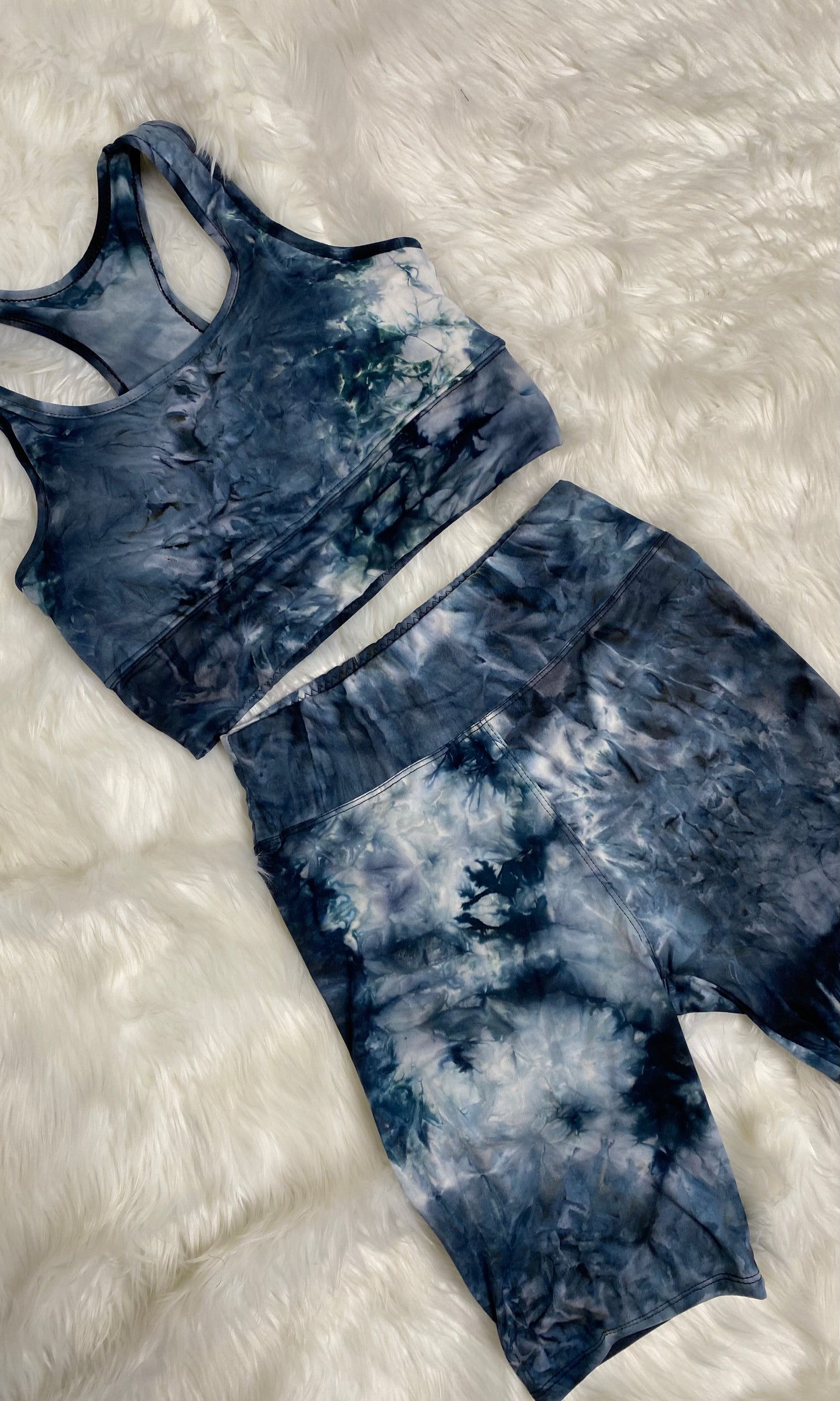 Indigo Tie Dye Set