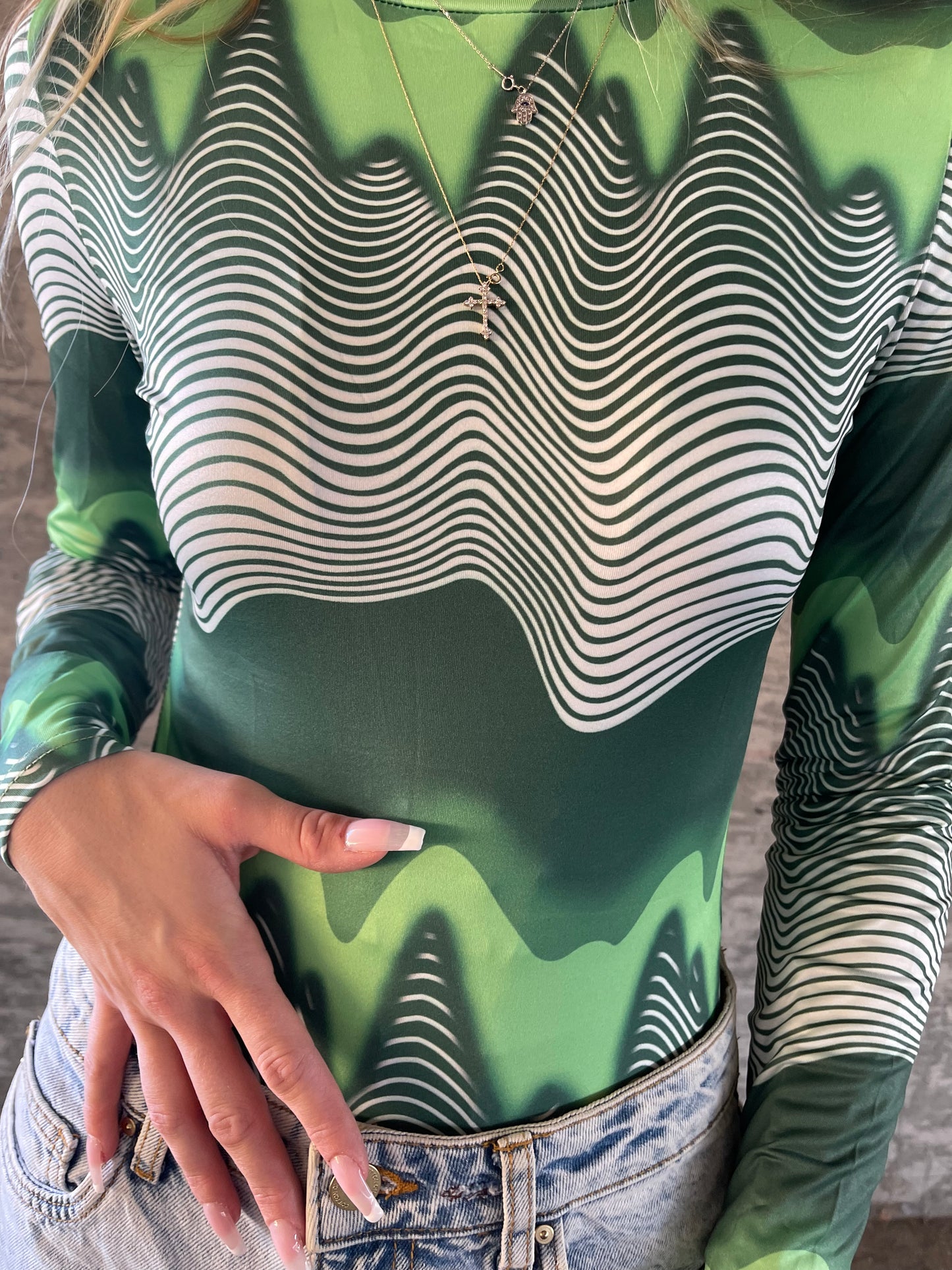 Addison Printed Bodysuit