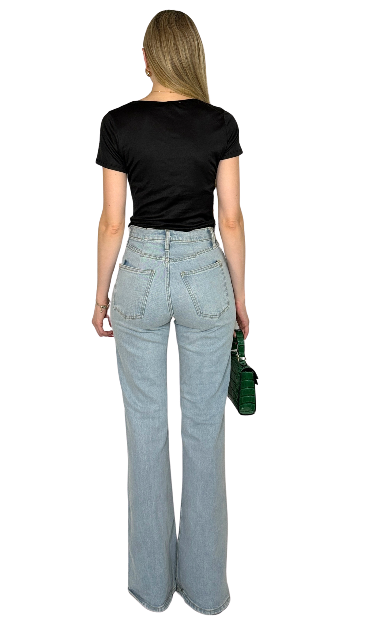 Black ribbed top featuring front ruching with adjustable ties on both sides, a crew neckline, and short sleeves, crafted in stretch fabric for a flattering day-to-night fit.